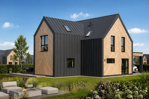 Główne obrazy 1 – Projekt domu z poddaszem użytkowym o pow. 139 m², 3 Sypialnie — 65052RB