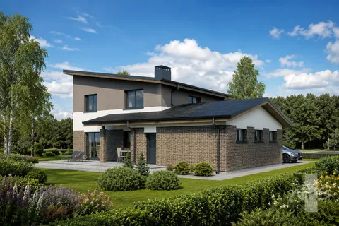 Główne obrazy 3 – Projekt domu piętrowego o pow. 190 m², 3 Sypialnie — 82008R