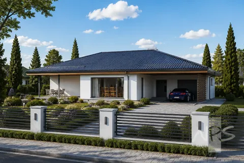 Główne obrazy 3 – Projekt domu parterowego o pow. 161 m², 3 Sypialnie — 50172R