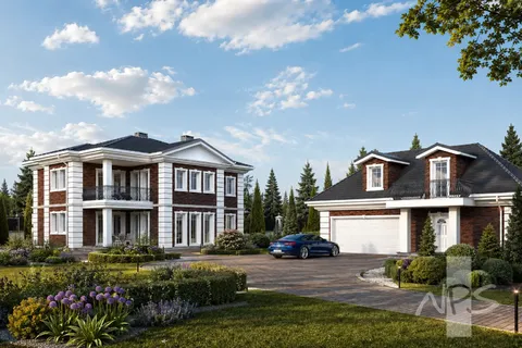 Główne obrazy 3 – Projekt domu piętrowego o pow. 233 m², 3 Sypialnie — 84432R