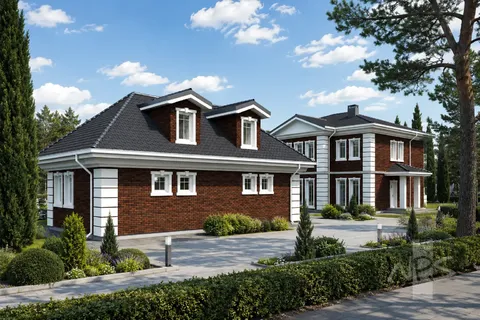 Główne obrazy 4 – Projekt domu piętrowego o pow. 233 m², 3 Sypialnie — 84432R