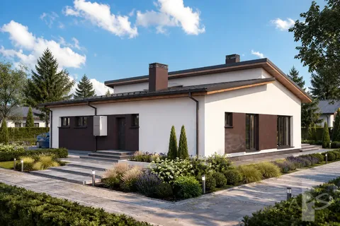 Główne obrazy 4 – Projekt domu parterowego o pow. 154 m², 3 Sypialnie — 68935R