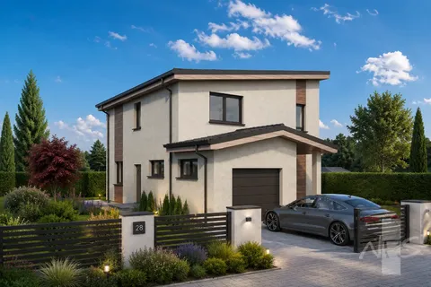 Główne obrazy 3 – Projekt domu piętrowego o pow. 146 m², 3 Sypialnie — 42222R