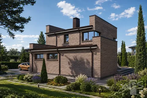 Główne obrazy 3 – Projekt domu piętrowego o pow. 182 m², 3 Sypialnie — 92111R