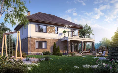 Główne obrazy 3 – Projekt domu piętrowego o pow. 245 m², 3 Sypialnie — 52731C