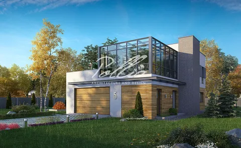 Główne obrazy 1 – Projekt domu piętrowego o pow. 216 m², 3 Sypialnie — 97117C