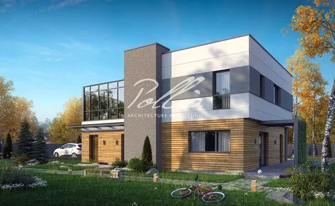 Główne obrazy 1 – Projekt domu piętrowego o pow. 216 m², 3 Sypialnie — 97117C
