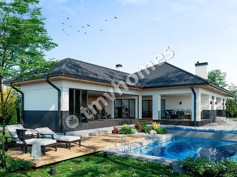 Główne obrazy 3 – Projekt domu parterowego o pow. 135 m², 2 Sypialnie — 48370C
