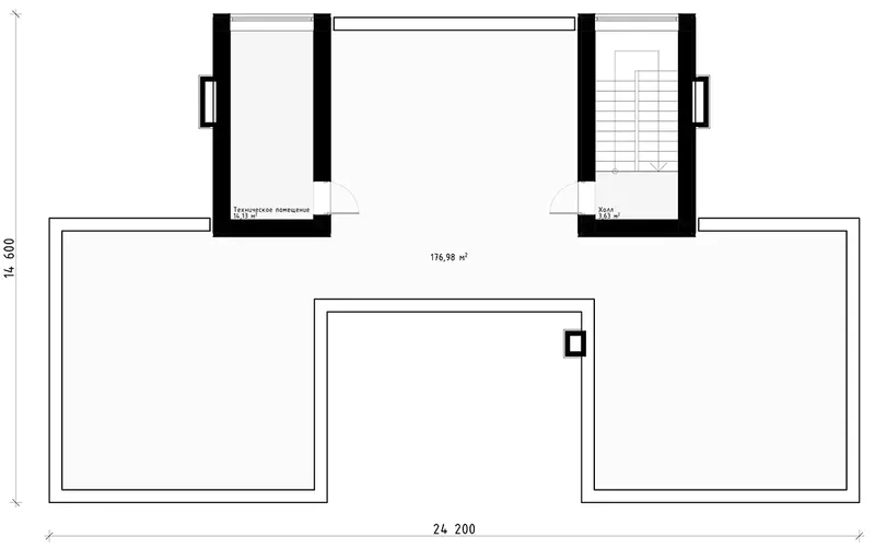 2. piętro 11 – Projekt domu dwupiętrowego o pow. 461 m², 6 Sypialnie — 37307R