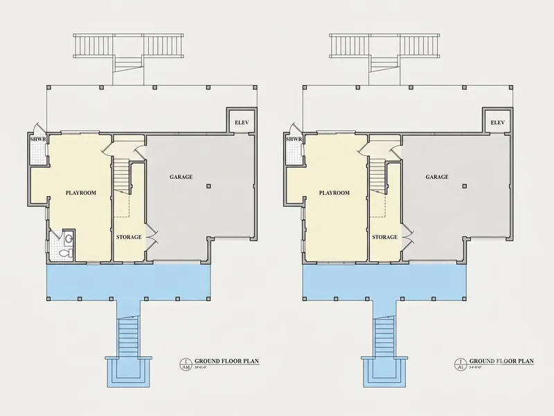Piwnica 6 – Projekt domu dwupiętrowego o pow. 224 m², 3 Sypialnie — 84762R