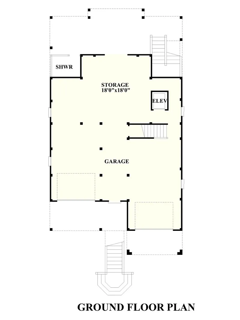 Piwnica 6 – Projekt domu dwupiętrowego o pow. 219 m², 4 Sypialnie — 22177R