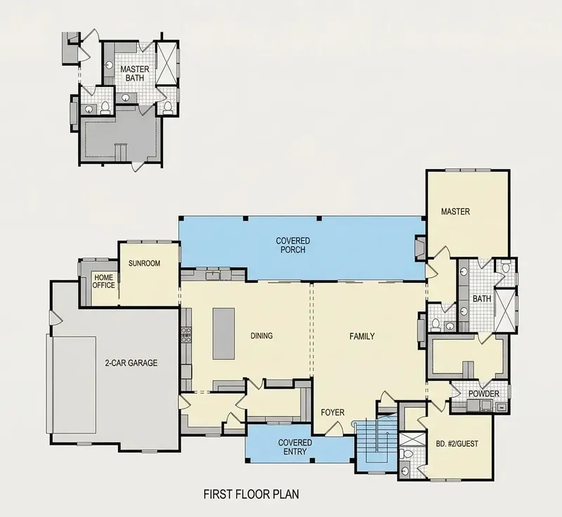 Parter 9 – Projekt domu z poddaszem użytkowym o pow. 387 m², 4 Sypialnie — 89710R