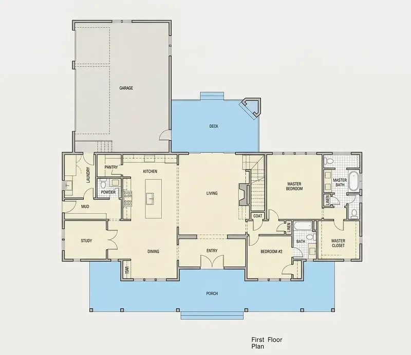 Parter 8 – Projekt domu z poddaszem użytkowym o pow. 341 m², 4 Sypialnie — 36061R