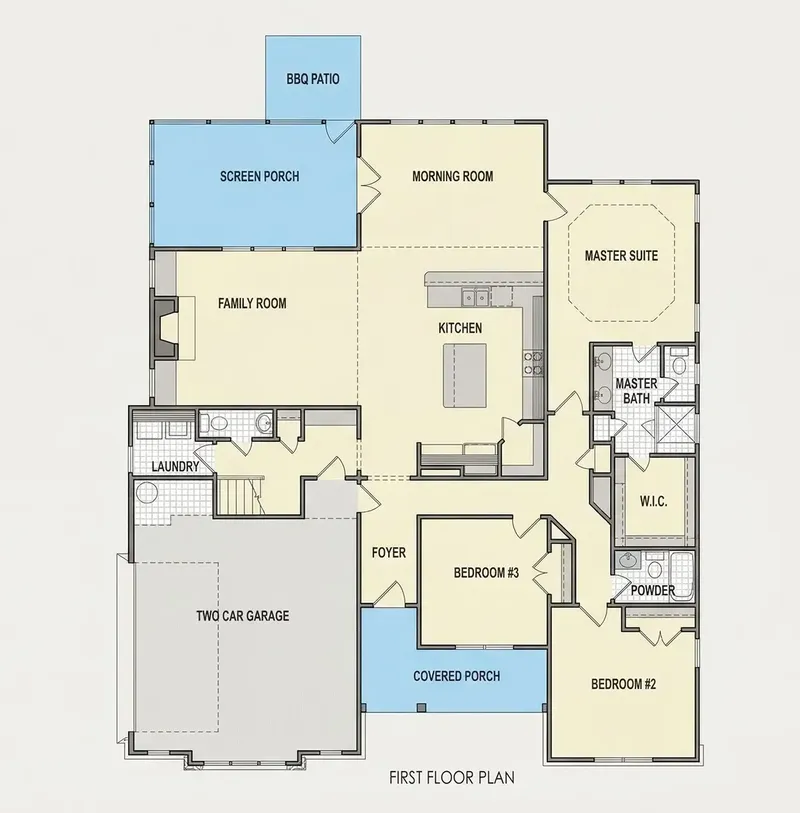 Parter 22 – Projekt domu z poddaszem użytkowym o pow. 284 m², 4 Sypialnie — 97890R