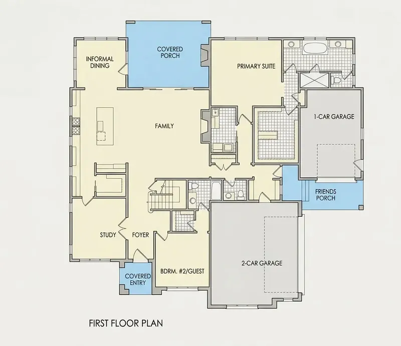 Parter 8 – Projekt domu z poddaszem użytkowym o pow. 379 m², 4 Sypialnie — 15265R