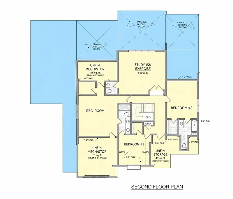 1. piętro 19 – Projekt domu piętrowego o pow. 397 m², 4 Sypialnie — 38077R