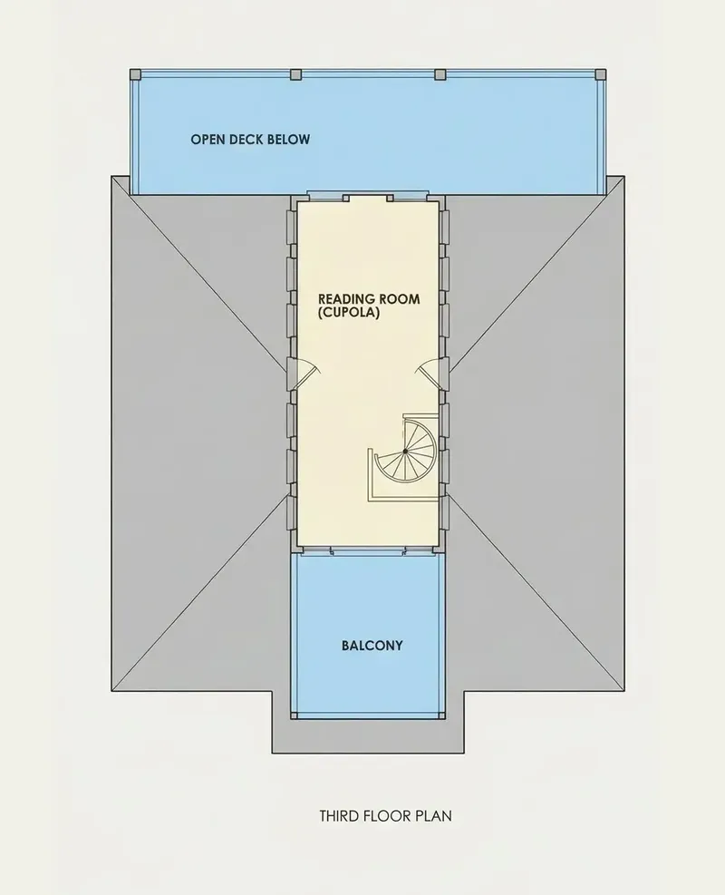 2. piętro 10 – Projekt domu dwupiętrowego o pow. 249 m², 4 Sypialnie — 53827R
