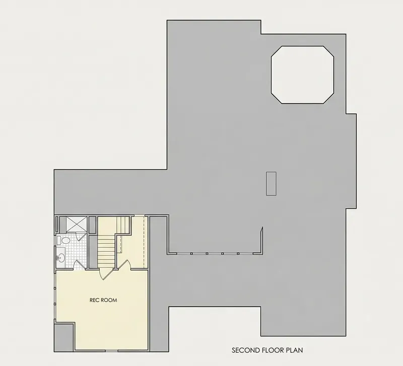 1. piętro 7 – Projekt domu parterowego o pow. 275 m², 3 Sypialnie — 78616R