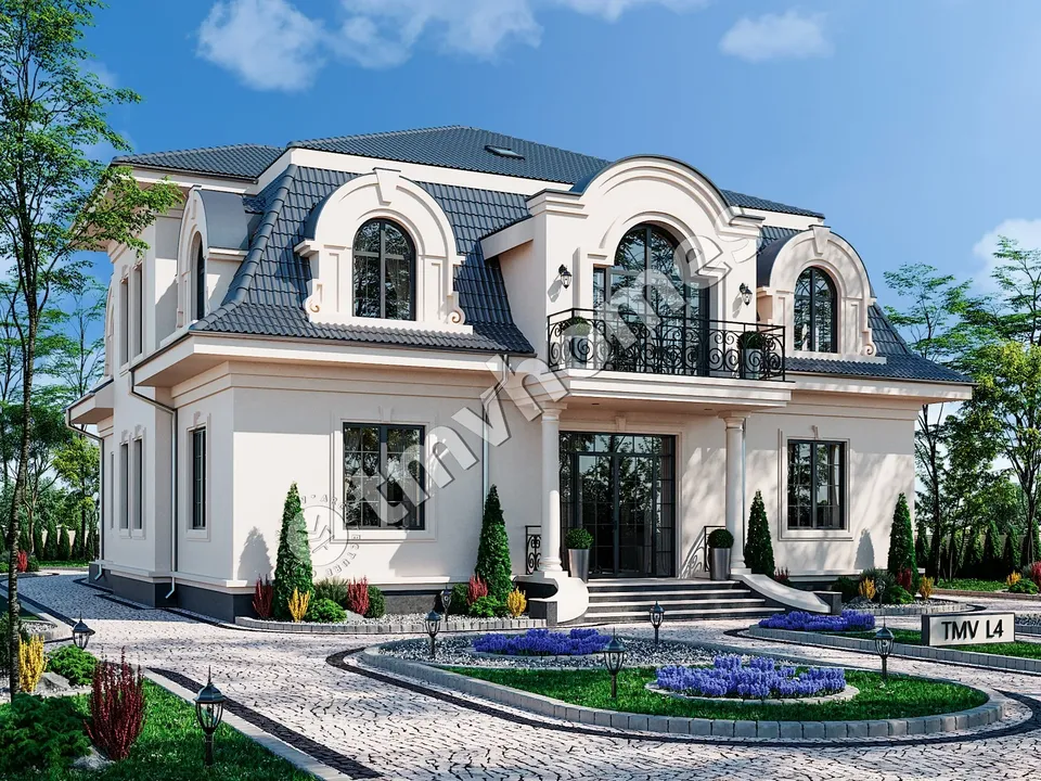 Główne obrazy 2 – Projekt domu piętrowego o pow. 358 m², 4 Sypialnie — 83292R